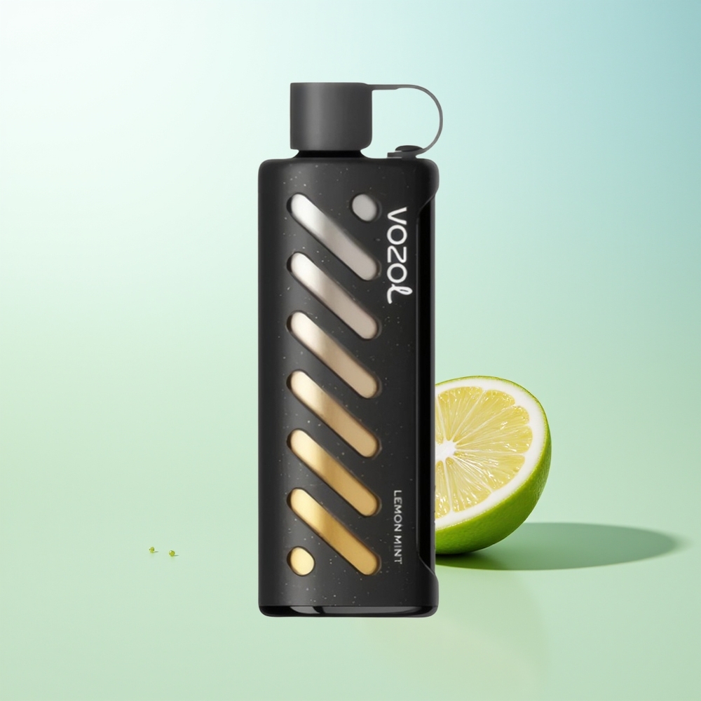 VOZOL Gear Shisha 25000 Puffs Limón Menta Dual Mesh SiLC Tech 5mg/ml
