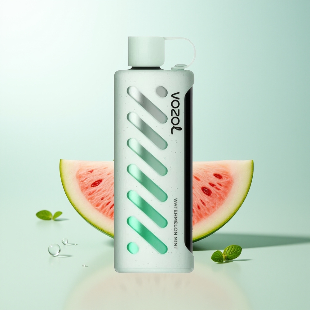 VOZOL Gear Shisha 25000 Puffs Sandía Menta Chip Inteligente SiLC Tech Dual Mesh 1000mAh 5mg/ml