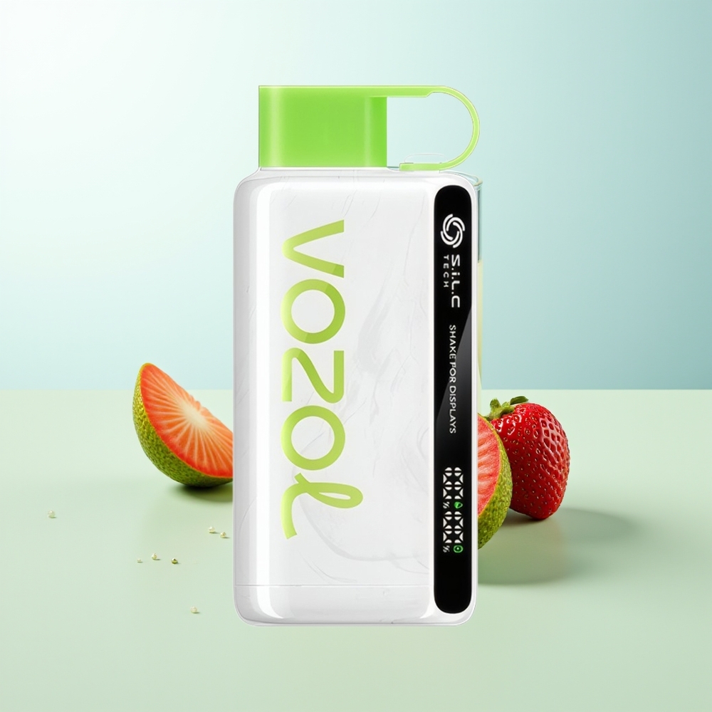 VOZOL STAR 9000/12000 Fresa Kiwi Recargable Rápida con Pantalla y Protección de Boquilla