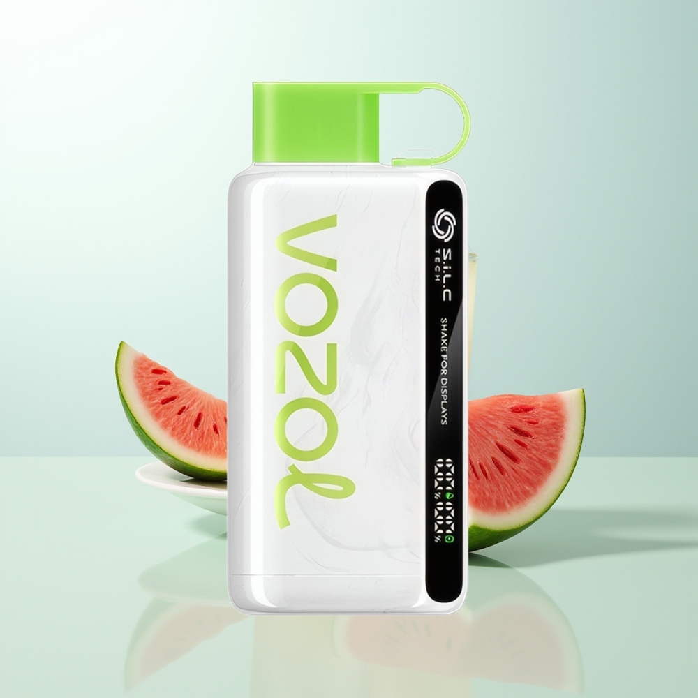VOZOL STAR 9000/12000 Fresa Sandía Vape Desechable con SiLC TECH y Carga 30 Más Rápida