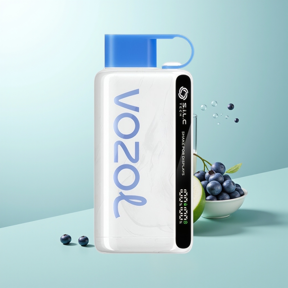 VOZOL STAR 9000/12000 Tormenta de Arándanos Vape Desechable con SiLC TECH y Carga 30 Más Rápida