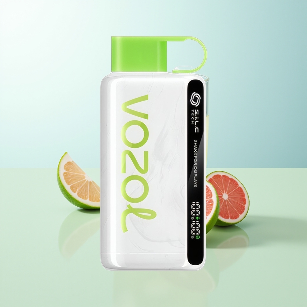 VOZOL STAR 9000/12000 Vape Desechable Cereza Lima con SiLC TECH Carga 30 Más Rápida y Hasta 9000/12000 Caladas