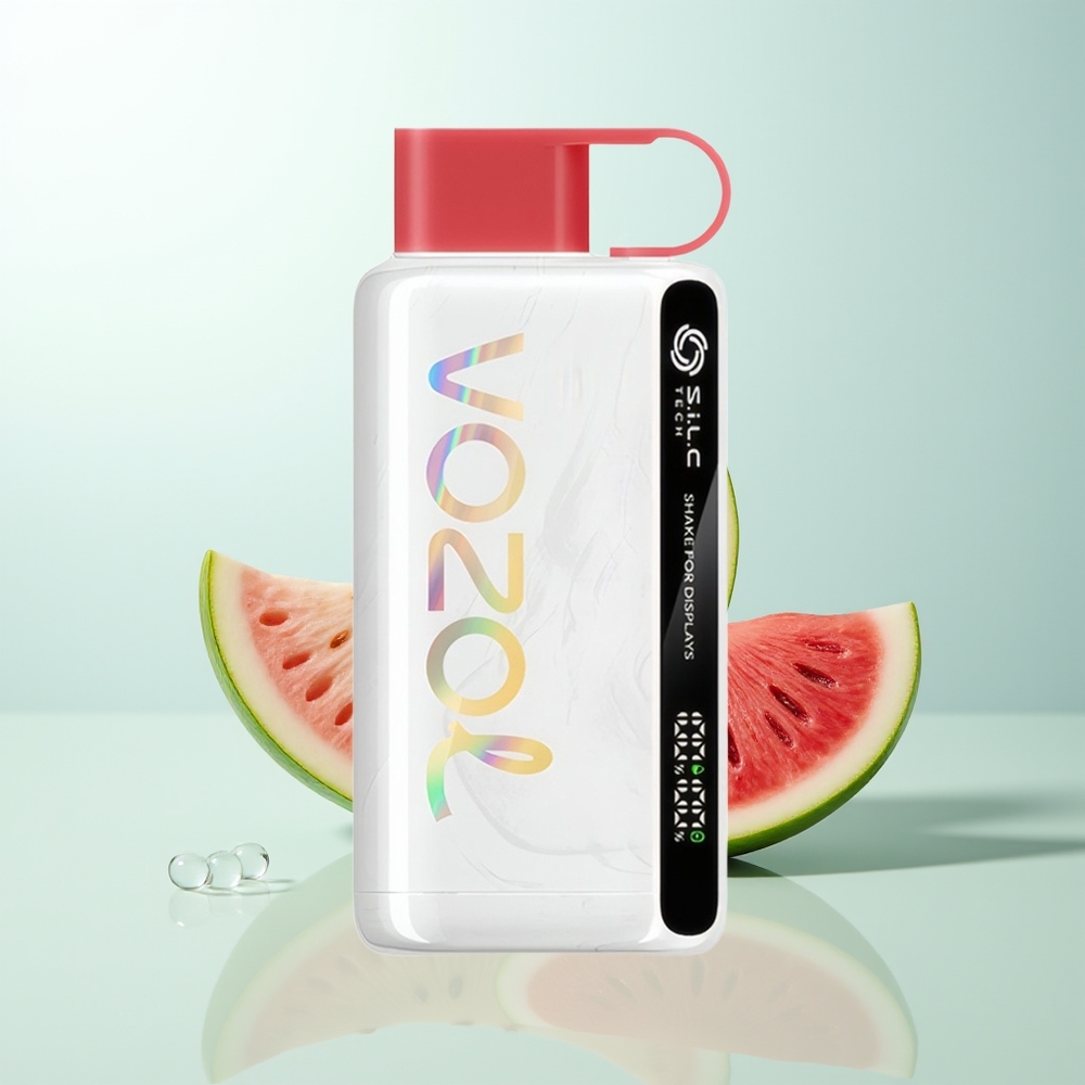 VOZOL STAR 9000/12000 Vape Desechable Frambuesa Sandía Carga Rápida 30 Reciclado