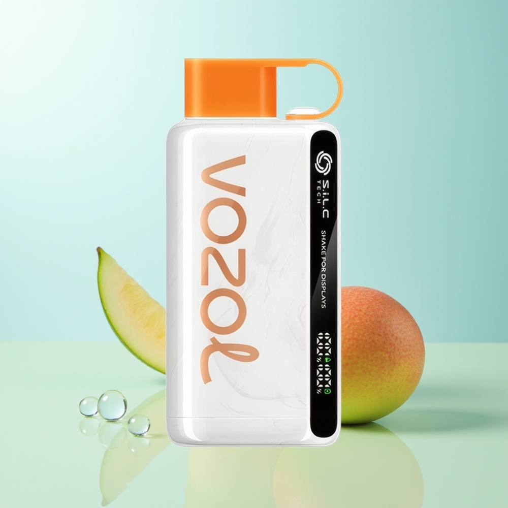 VOZOL STAR 9000/12000 Vape Desechable Mexica Mango Helado con SiLC TECH Carga 30 Más Rápida y 650mAh