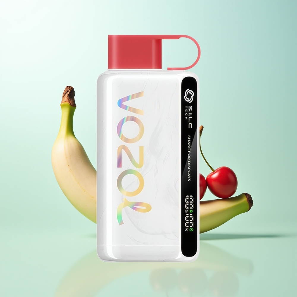 VOZOL STAR 9000/12000 Vape Desechable Pitaya Plátano Cereza con SiLC TECH y Carga 30 Más Rápida