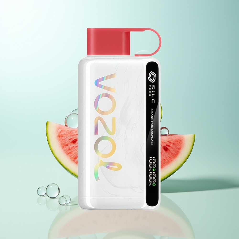 VOZOL STAR 9000/12000 Vape Desechable Sandía Helada con SiLC TECH y Carga 30 Más Rápida