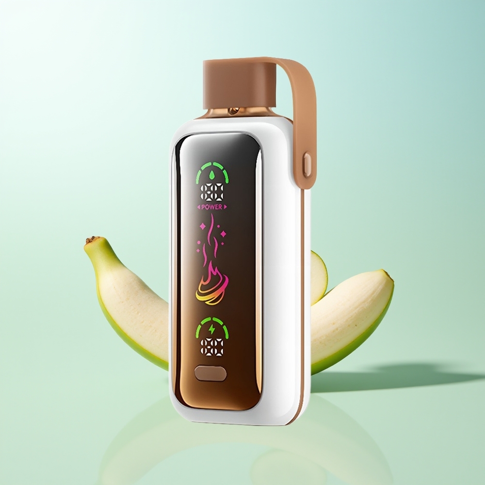VOZOL Star 20000 Caladas Vape Desechable Dragón Fresa-Plátano 22 Pantalla HD Espejo Doble Malla 650mAh 0mg/ml 20mg/ml 50mg/ml