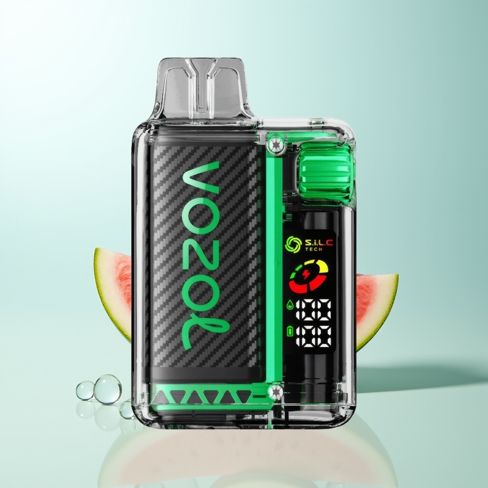 VOZOL Vista 20000 Caladas Vape Recargable Sandía Helada con Pantalla OLED y Batería 650mAh
