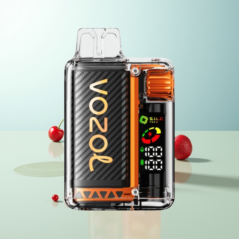 VOZOL Vista 20000 Puffs Vape Recargable Cereza Cola con Batería 650mAh Pantalla OLED y Bobina Dual Mesh