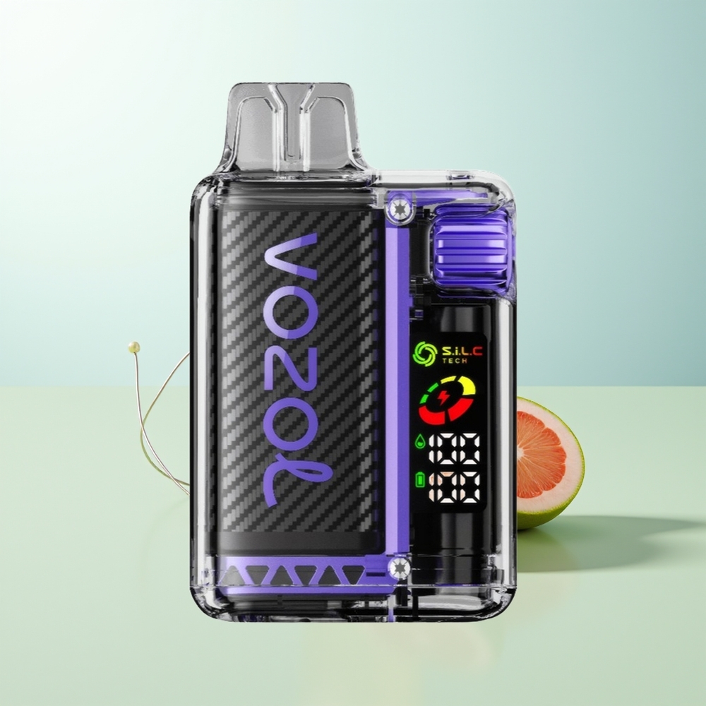 VOZOL Vista 20000 Puffs Vape Recargable Saúco Pomelo con Pantalla OLED y Bobina Dual Mesh SiLC Tech