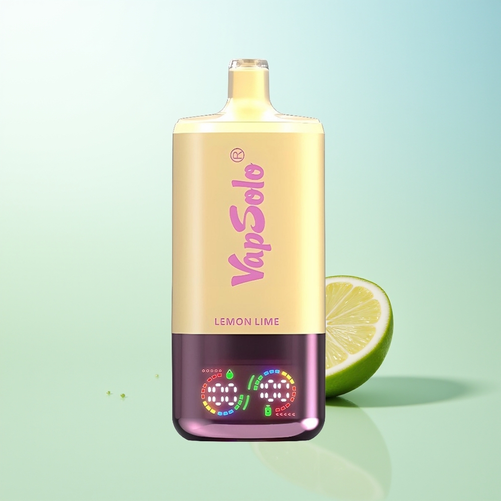 VapSolo Triple 30000 Puffs Vape Desechable Limón Lima 40ml 3 Tanques Tipo-C