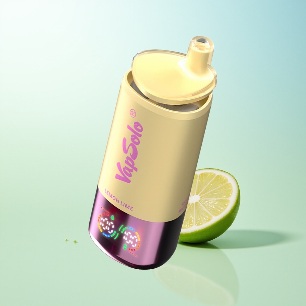 VapSolo Triple 30000 Puffs Vape Desechable Limón Lima 40ml 3 Tanques Tipo-C