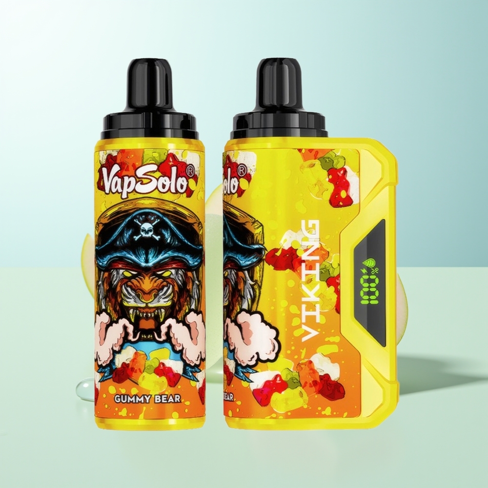 VapSolo VIKING 12000 Puffs Gominola Pantalla LED Tipo-C