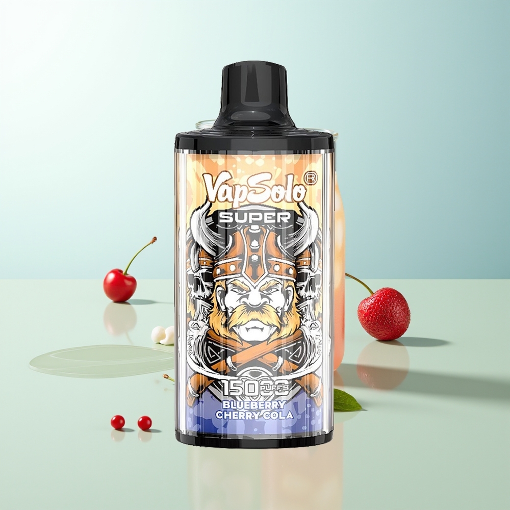 Vapsolo Super 15000 Bocados Cereza Cola 40ml 850mAh Malla Tipo-C