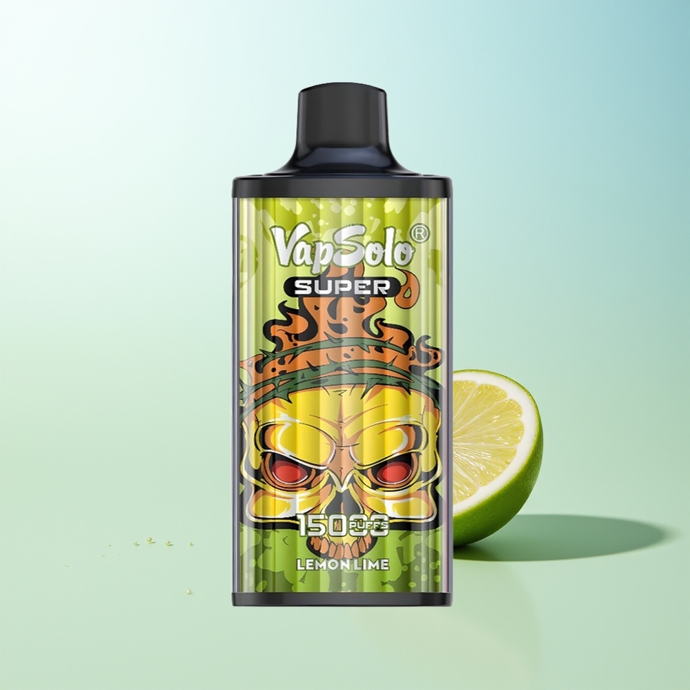 Vapsolo Super 15000 Puffs Lima Limón 40ml 850mAh Mesh Tipo-C
