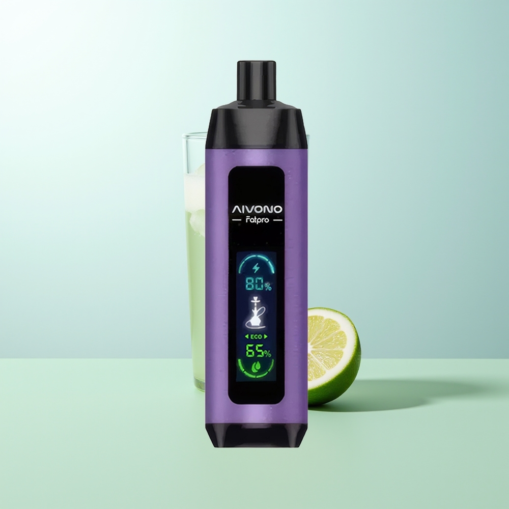 Aivono Aim Fatpro 22000 Puffs Vape Uva Menta Recargable 28ml 5% Nicotina