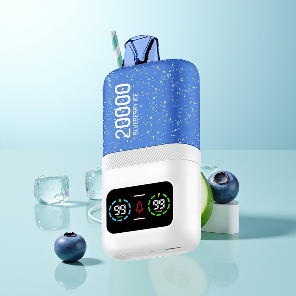 Aivono Aim Magic 20000 Puffs Vape Arándano Hielo Dual Mesh LCD Recargable