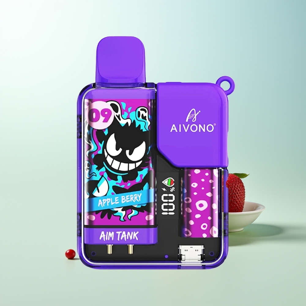 Aivono Aim-Tank 9500 Puffs Manzana Baya 18ml 650mAh LCD 1.2ohm