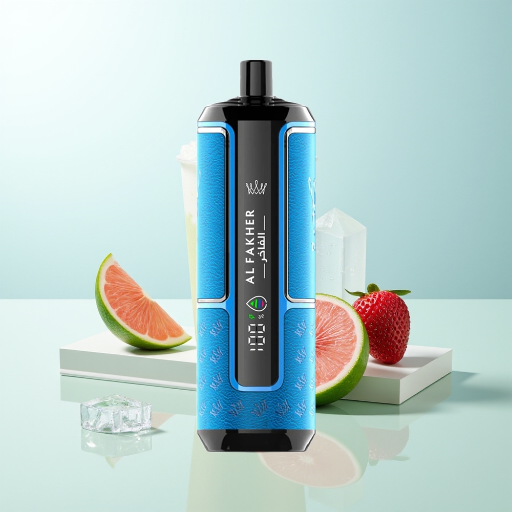 Al Fakher Crown Bar 15K Hipermax Desechable Vape Kit Baya Hielo 22ml 600mAh Tipo-C