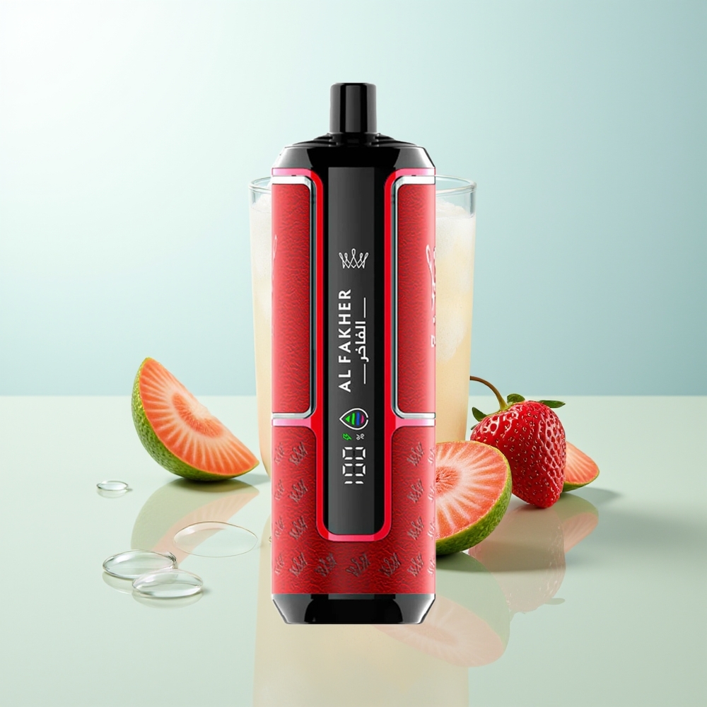 Al Fakher Crown Bar 15K Hipermax Desechable Vape Kit Fresa Punch