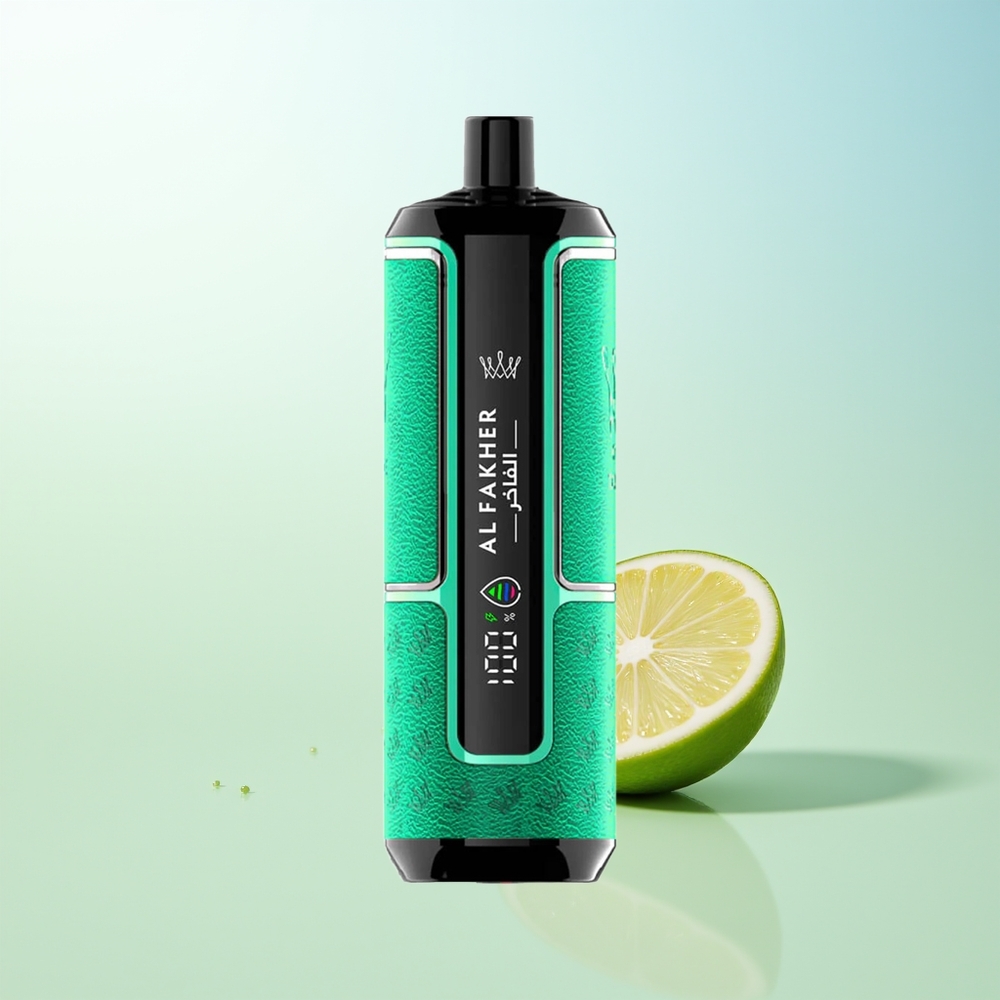 Al Fakher Crown Bar 15K Limón Lima Hipermax Desechable