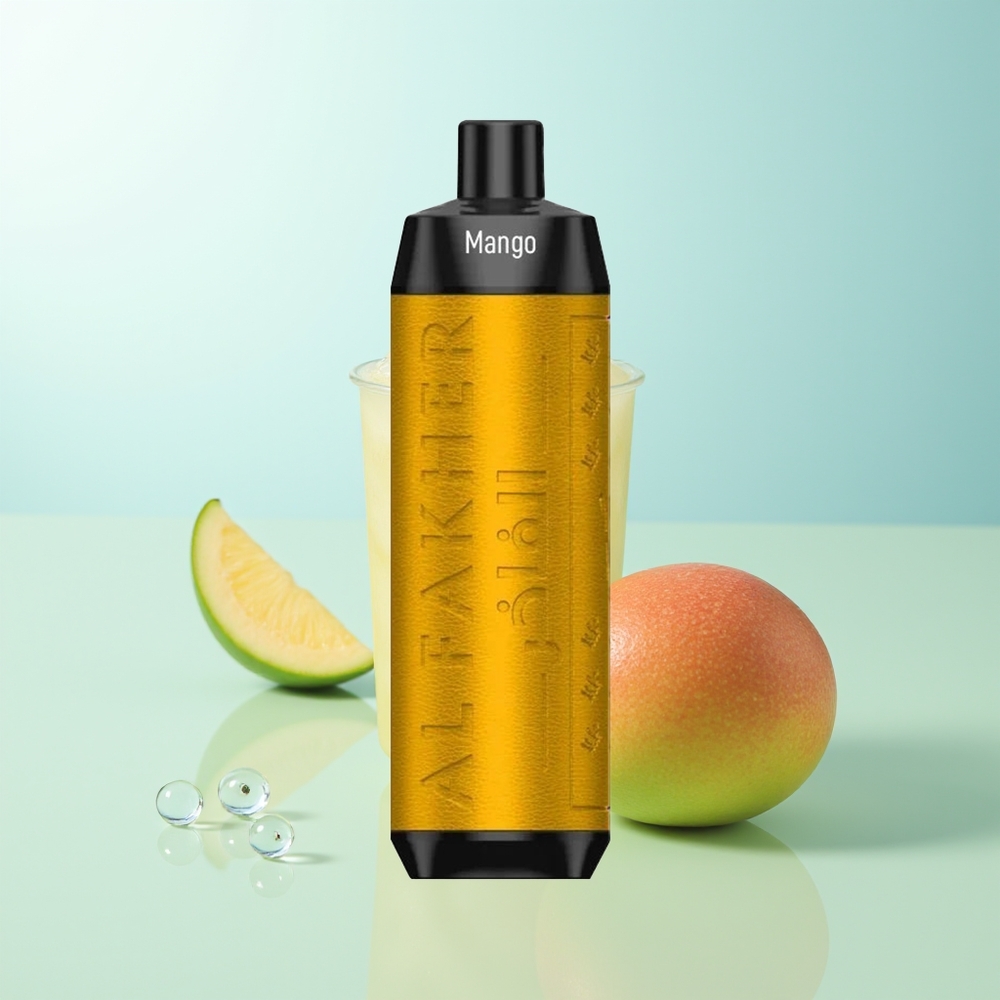 Al Fakher Crown Bar 8000 Cristal Desechable Vape Mango Hielo 18ml 5mg 600mAh USB-C