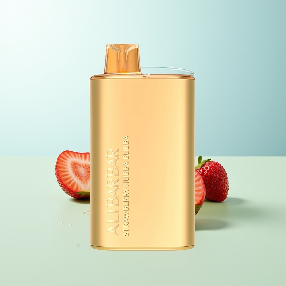 Alibarbar Rich 8000 Puffs Vape Desechable Fresa Hubba Bubba 20ml 2000mAh 1.1 Ohm