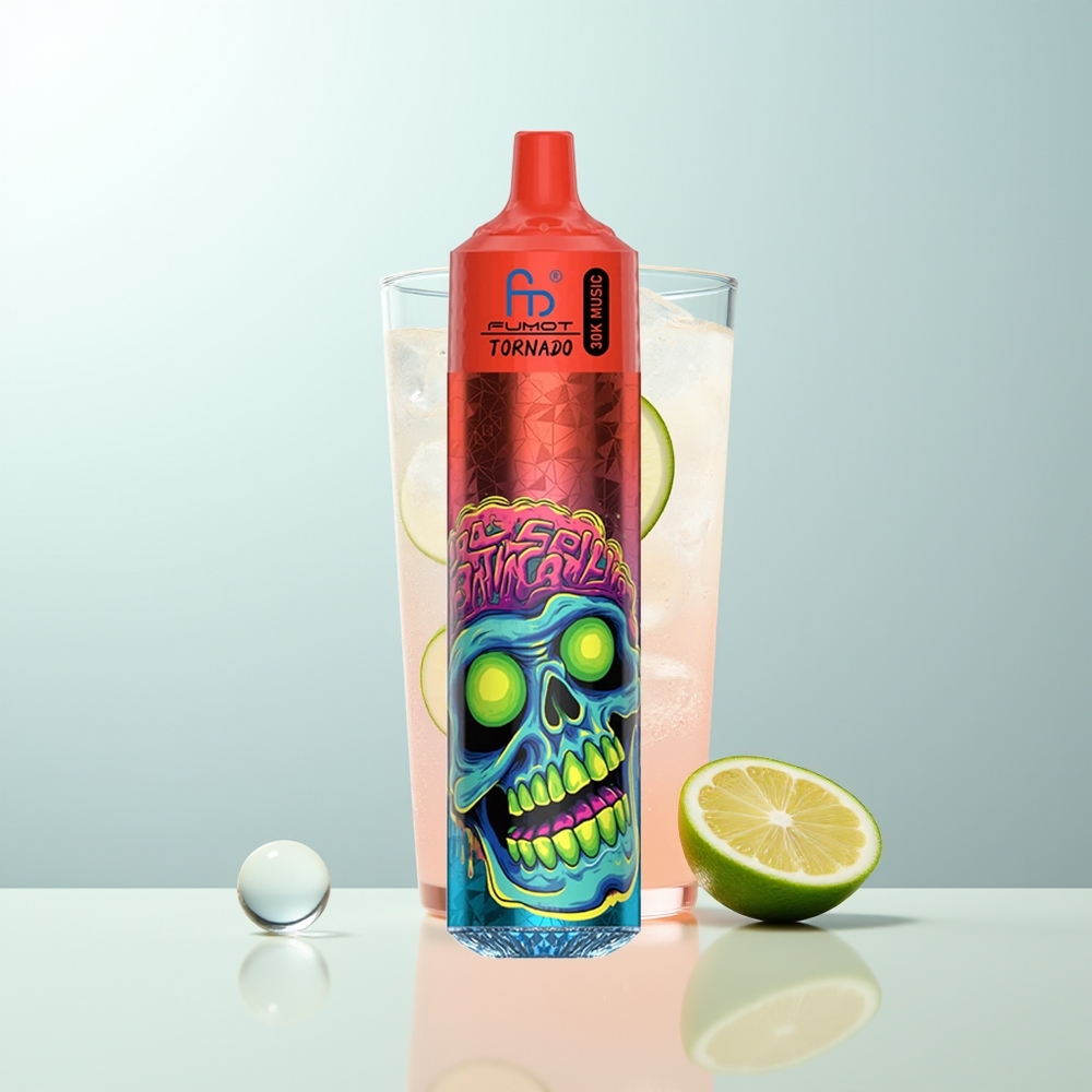 Fumot RandM Tornado 30000 Caladas Limonada Rosa 30mL 5% 1.0Ohm 600mAh LED