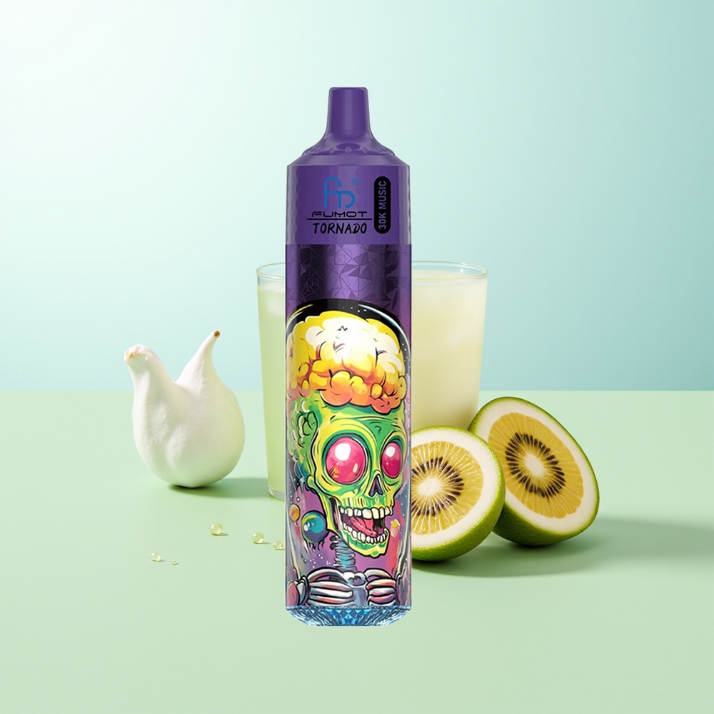 Fumot RandM Tornado 30000 Chupadas Kiwi Maracuyá Guayaba 30mL 5% 1.0 Ohm 600mAh LED