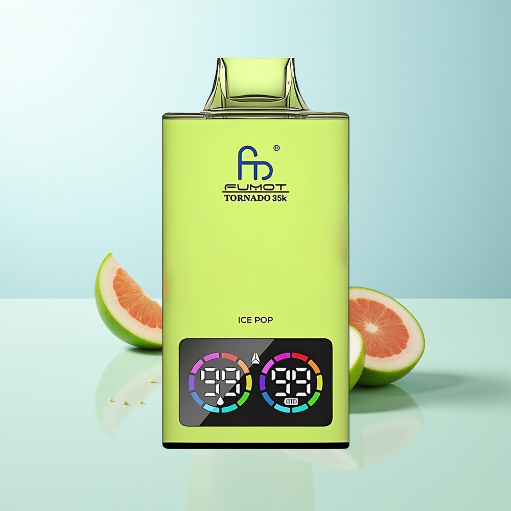 Fumot Tornado 35000 Helado Pop Dual Mesh Luz RGB Carga Rápida