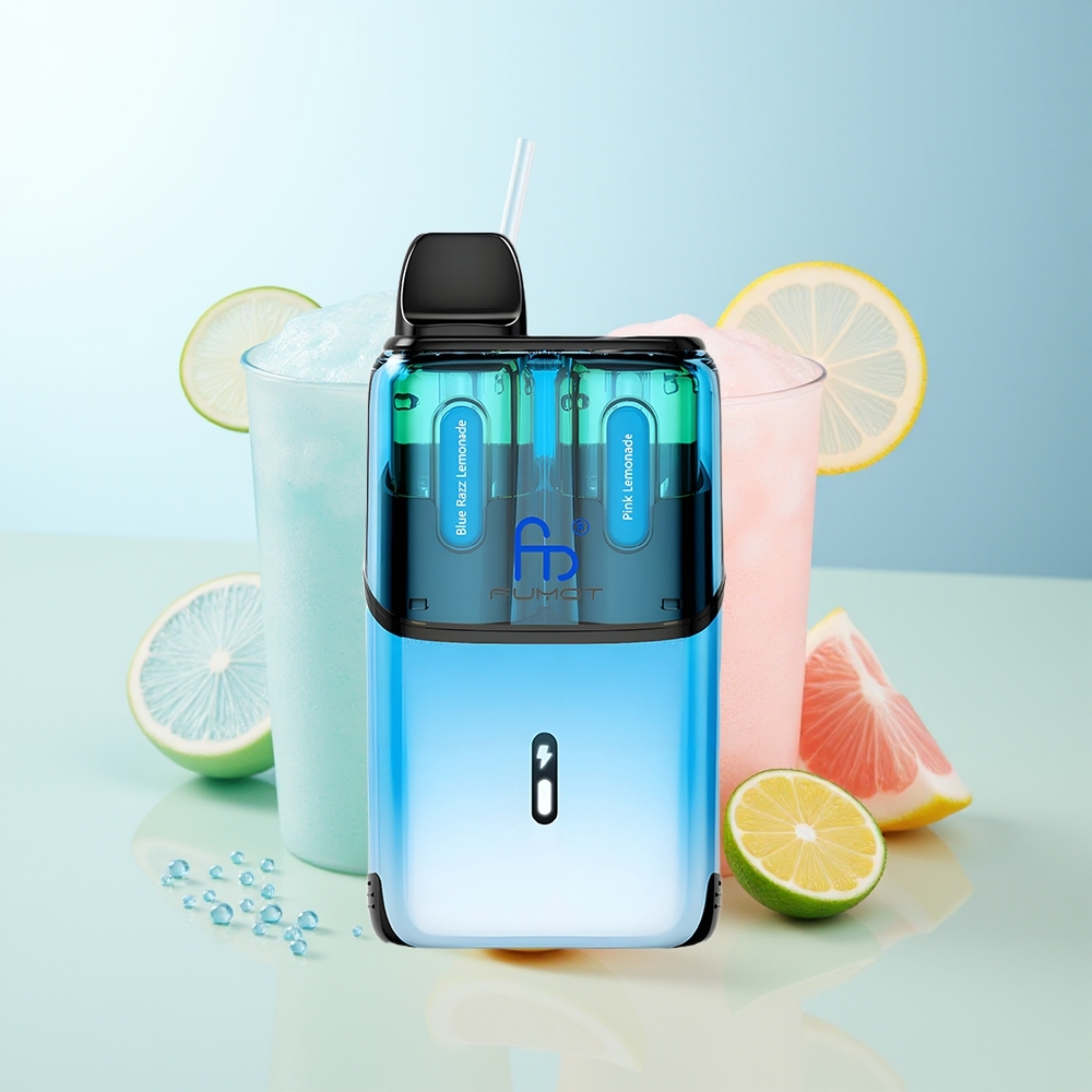 Fumot Ultra T32000 32000 Bocados Blue Razz Limonada - Limonada Rosa Batería 800mAh Tipo-C Carga Rápida