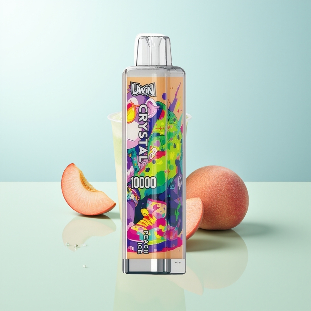 UWIN Crystal 10000 Puffs Melocotón Hielo RGB