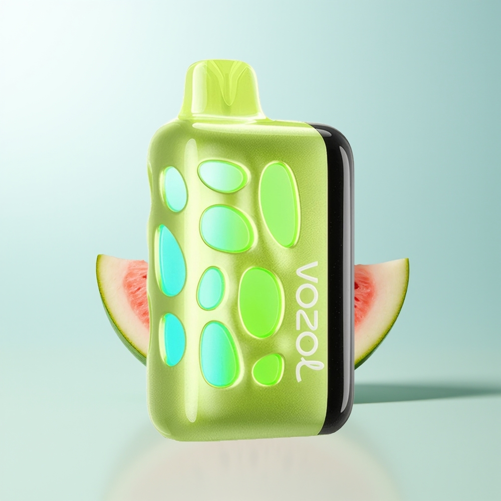 VOZOL RAVE 40000 Dispositivo de Vape Desechable Sandía Chicle Diseño Vibrante 270 Grados Modo Fiesta Sincronizado 80% Carga en 20 Minutos