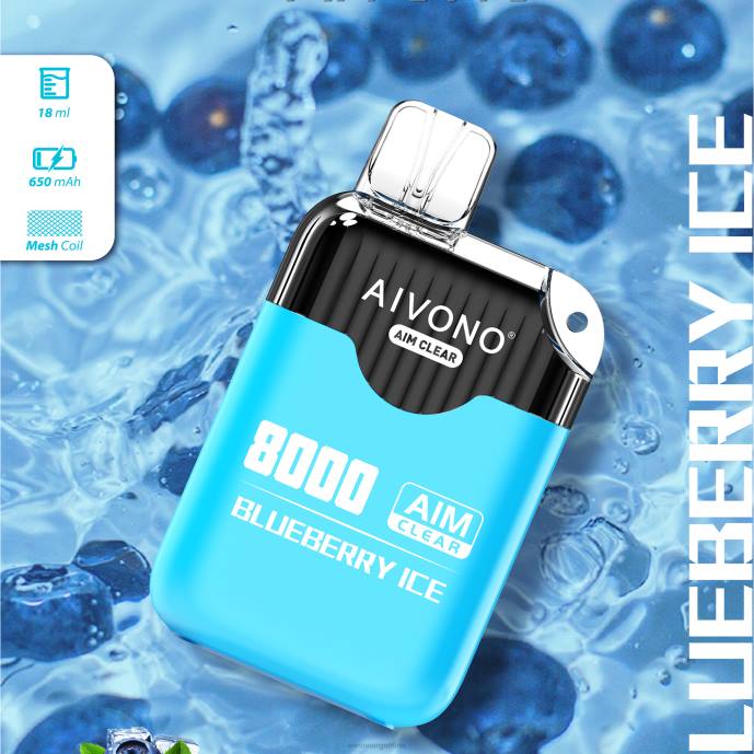 Aivono AIM CLEAR 8000 hielo de arándanos - T886206 Aivono Reseñas