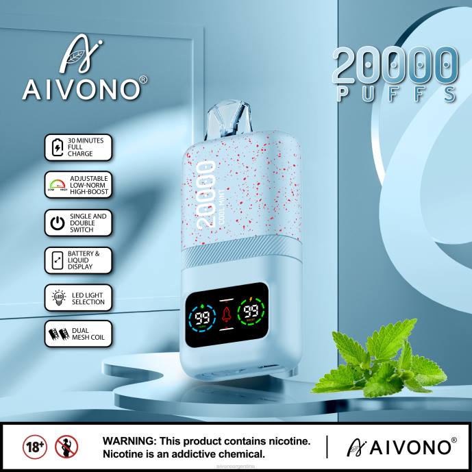 Aivono AIM magic 20000 menta fresca - T88684 Aivono Argentina